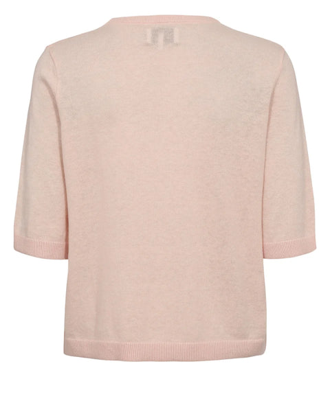 Numph Cally Ss Pullover In Mangano Calcite