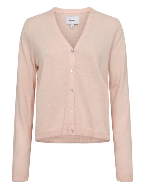Numph Cally Cardigan In Mangano Calcite