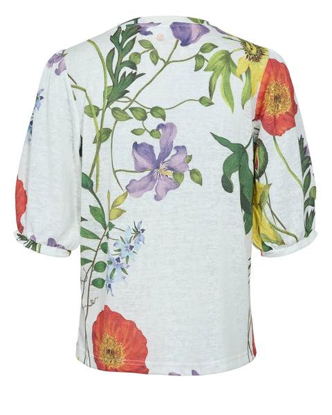 Nümph Belisa Ss Blouse In Cloud Dancer