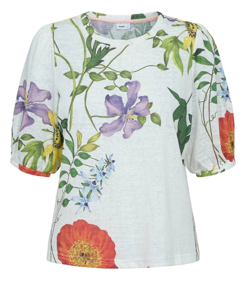 Nümph Belisa Ss Blouse In Cloud Dancer