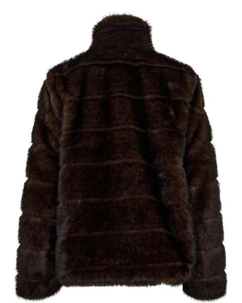 Numph Windall Jacket In Black Coffee