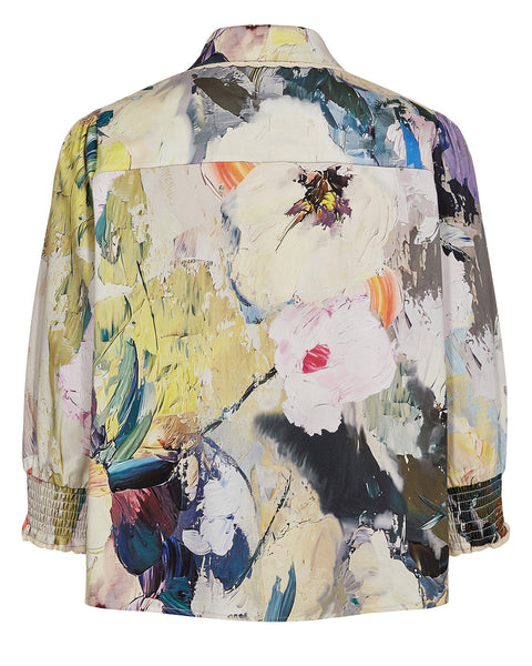 Numph Annali Shirt In Forest Green