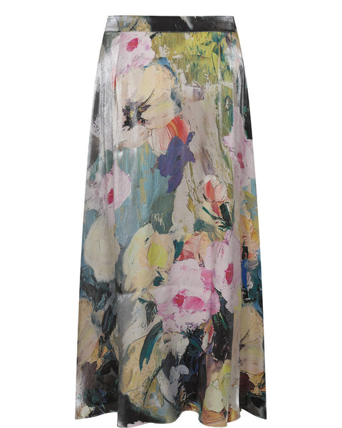 Numph Almat Skirt In Forest Green