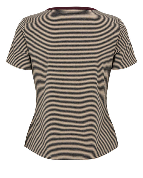 Numph Alexa T-Shirt In Silver Mink