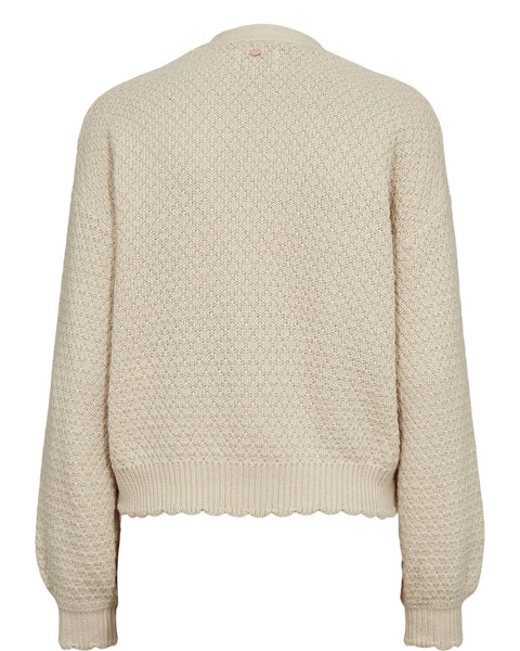 Numph Maggie Cardigan In Whitecap Gray