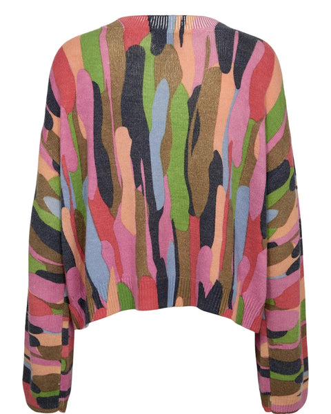 Numph Amara Pullover In Cayenne