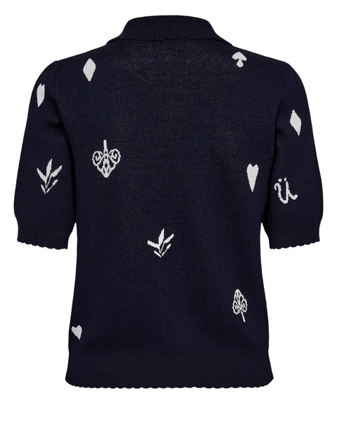 Numph Malitta Cardigan In Dark Sapphire