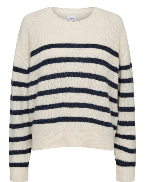 Numph Vinette Pullover In Dark Sapphire