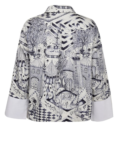 Numph Gardenia Shirt In Cloud Dancer