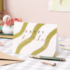 Oh Squirrel OSF24-BC Happy Birthday' Green wiggle + gold foil Birthday Card