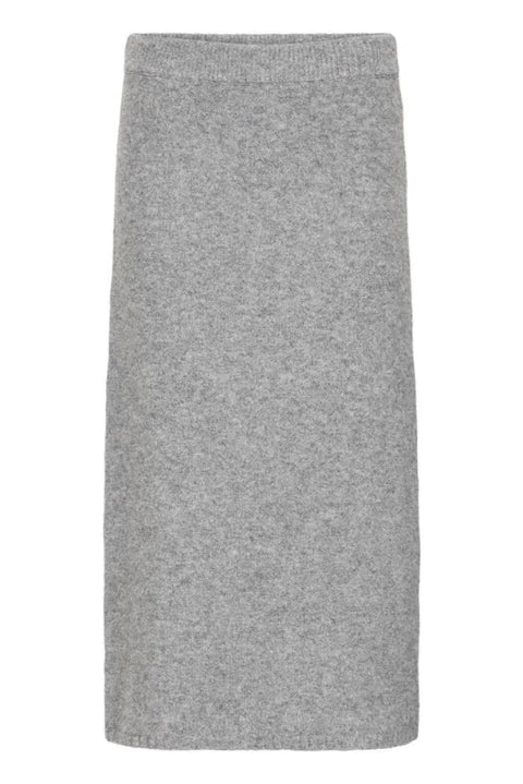 B Young Ottie Skirt In Mid Grey Melange