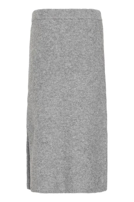 B Young Ottie Skirt In Mid Grey Melange