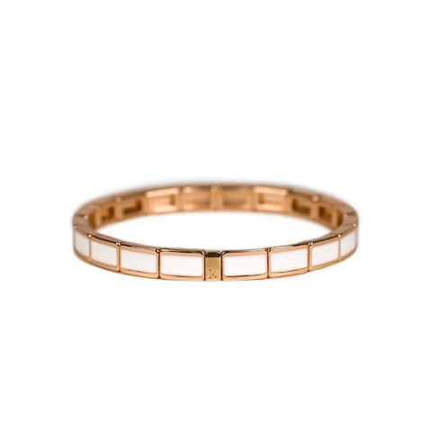 Simone à Bordeaux BRACELET FIN Serti 3 Blanc