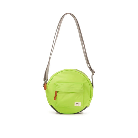 Roka London Paddington B Crossbody Small Lime Recycled Nylon