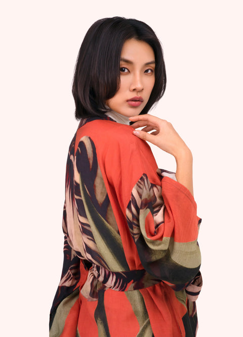 Powder PKG80 Tulip Long Kimono Gown