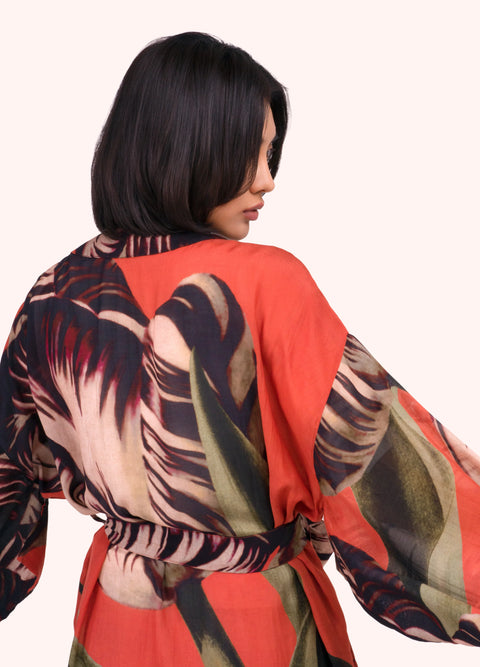 Powder PKG80 Tulip Long Kimono Gown