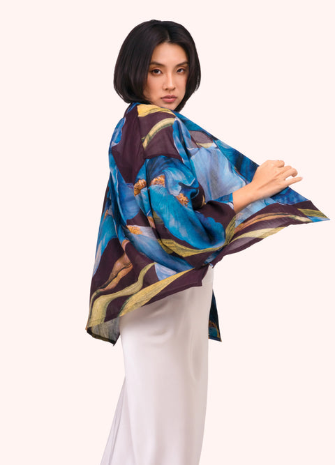 Powder PKJ78 Iris Short Kimono Jacket