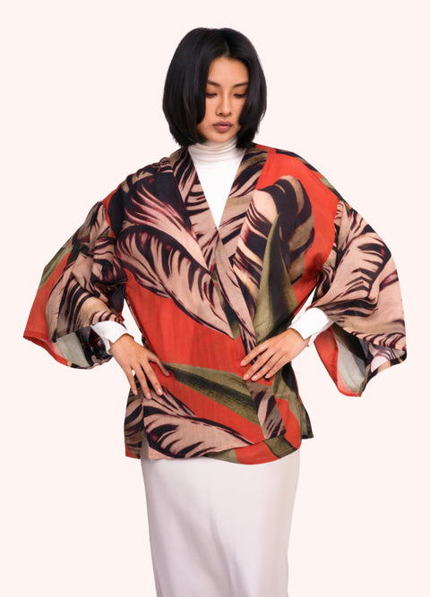 Powder PKJ80 Tulip Short Kimono Jacket
