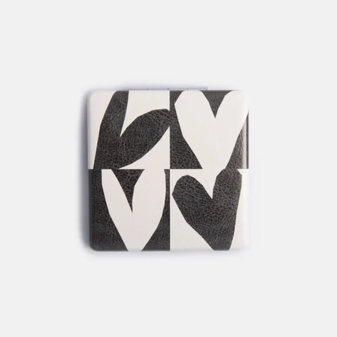 Caroline Gardner Gifts PKM158 Checkmate Square Pocket Mirror
