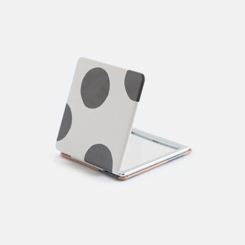 Caroline Gardner Gifts PKM161 Scattered Dot Square Pocket Mirror