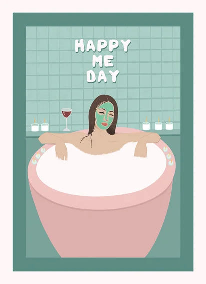 Pink And Mint PMHMD1029A6 Bath Card