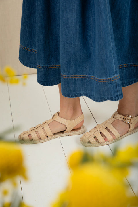 Bonte Polly Skirt In Mid Wash Denim