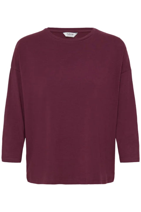 B Young Pamila Mid Sleeve Tshirt In Fig