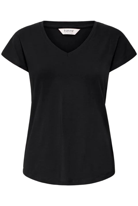 B Young Pamila V Tee In Black
