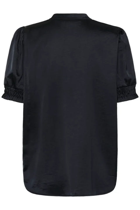 Saint Tropez Panan SS Blouse In Black