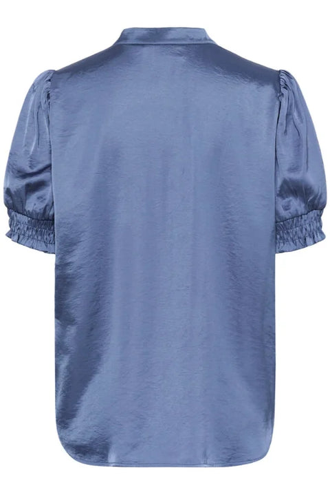 Saint Tropez Panan SS Blouse In China Blue