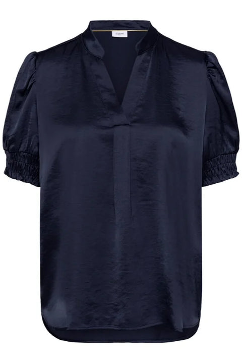 Saint Tropez Panan SS Blouse In Night Sky