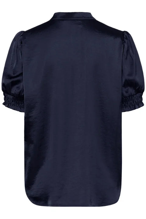 Saint Tropez Panan SS Blouse In Night Sky
