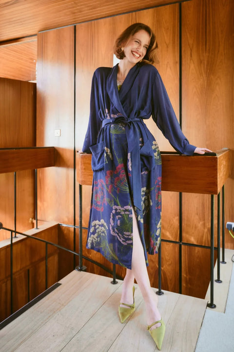 One Hundred Stars Parsley Seed Navy Gown