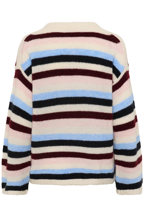 Part Two Spencer Pullover In Multi Stripe