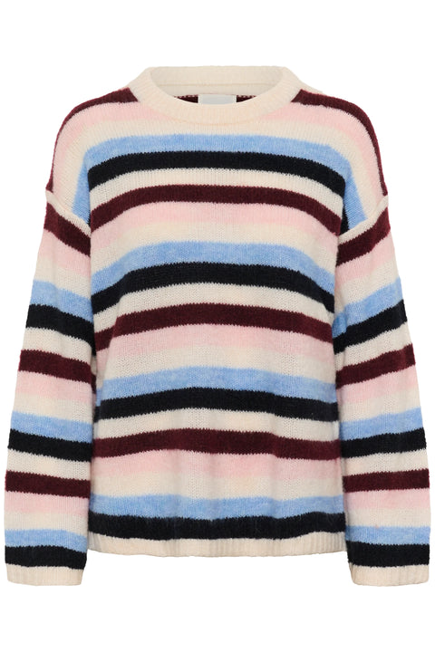 Part Two Spencer Pullover In Multi Stripe