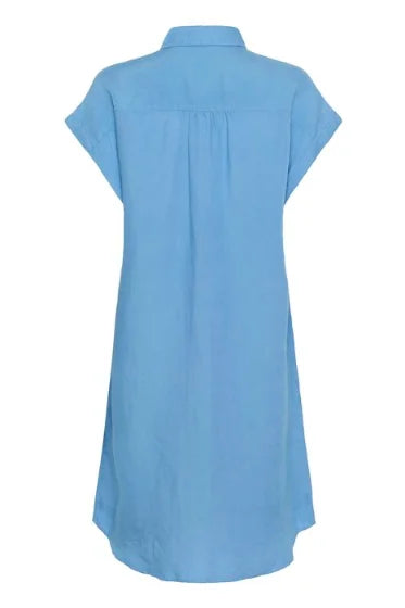 Part Two Ellena Dress In Silver Lake Blue