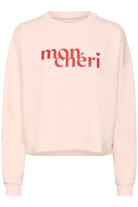 Saint Tropez Pegrina Sweatshirt In Barely Pink
