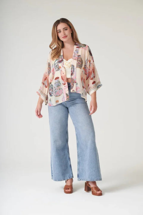 One Hundred Stars Perfume Bottles Blush Kimono