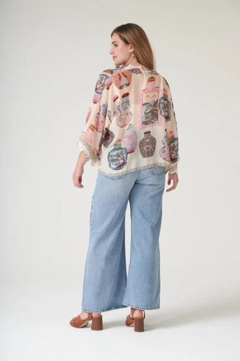 One Hundred Stars Perfume Bottles Blush Kimono