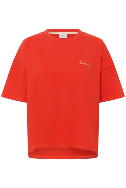 Saint Tropez Poppy T-Shirt In Valiant Poppy