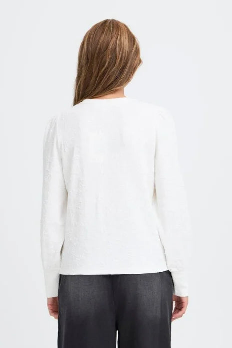 Pulz Willie Blouse In Cloud Dancer