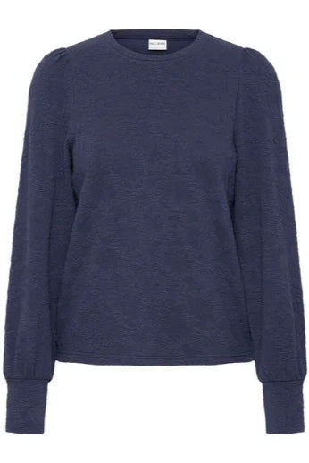 Pulz Willie Blouse In Dark Sapphire