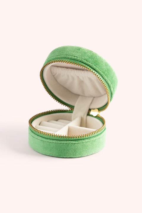 Powder RJBX5 Fox Round Jewellery Box