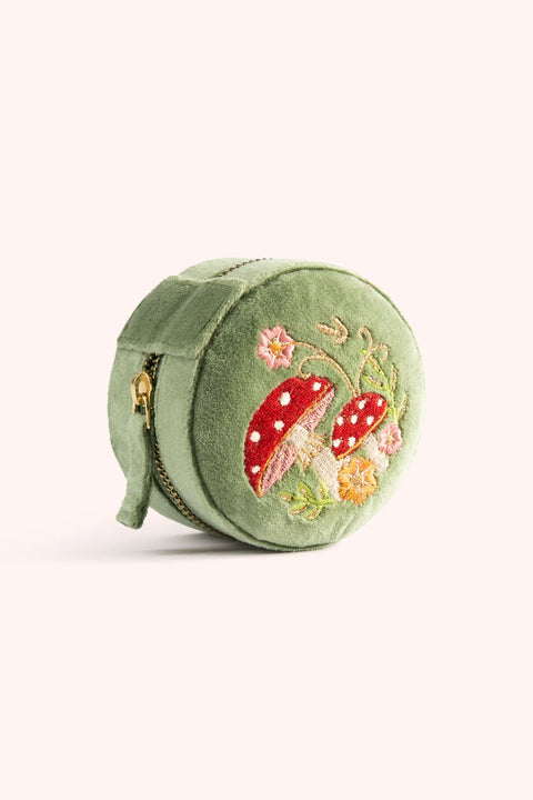 Powder RJBX7 Toadstools Round Jewellery Box