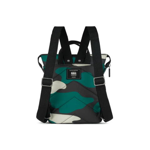 Roka London Bantry Backpack In Urban Rose Camo Camvas