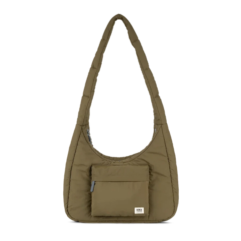 Roka London Belsize Handbag Small Moss Taslon