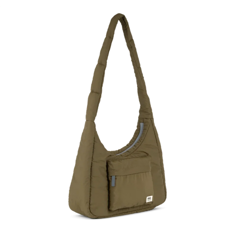 Roka London Belsize Handbag Small Moss Taslon