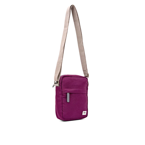 Roka London Bond Crossbody In Cherry Lacquer Canvas