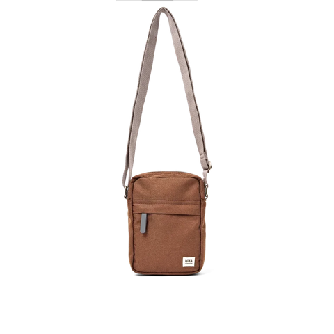 Roka London Bond Crossbody In Cinnamon Canvas