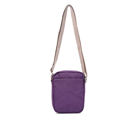 Roka London Bond Crossbody In Deep Grape Canvas